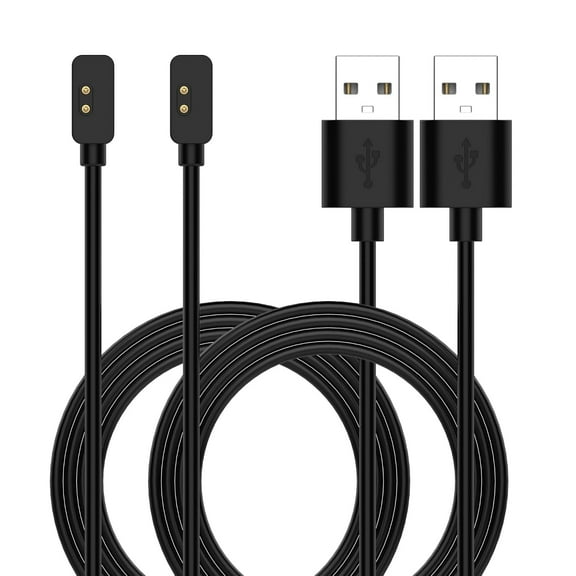 [2pack] for Xiaomi MI Redmi Watch 3 2 2lite,Horloge 2,Smart band Pro/MI band 8 Pro,7 pro/MI Poco Watch/MI Watch lite 2 Charger USB Data Charger Dock Charging Cable-Length selection (Black, 100cm)