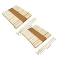 2packs [50/100/150 /200/300Count] Wooden MultiPurpose Melting