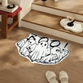 2packs Carpet,Halloween Bath Mat Tufted Rug Non Slip Floor Mat For