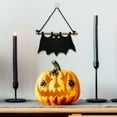2packs Hangs,Halloween Bat Handwoven Black Bat Ornament Halloween