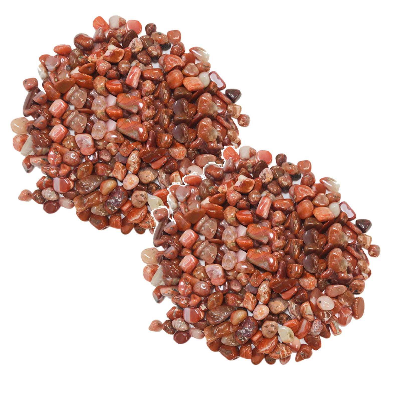 2packs Small Green Stones Polished Stepping Stones for Kids Craft River