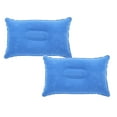 2packs Square Portable Sleep Silk Pillowcase Folding Air Inflatable