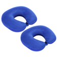 thumbnail image 1 of 2packs Travel Neck Pillow Memory Window Seat Cushions Foam Airplane Travel Comfortable Washable Thick Outdoor Cushions Cover Plane Neck Support Pillow For Window Seat Cushions Neck Sleeping Wheelchair, 1 of 9