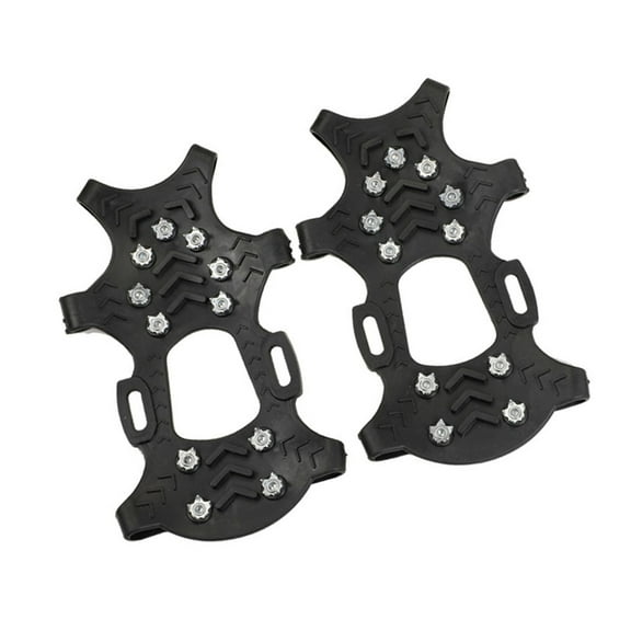 2packs Versatiles Ice Grippers Universals Antiskid Tractions Cleats Outdoor for Ice Trekking Winter Walking