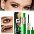 2packs mascara,New Green Tube Effect Two In One Mascara + Eyeliner With