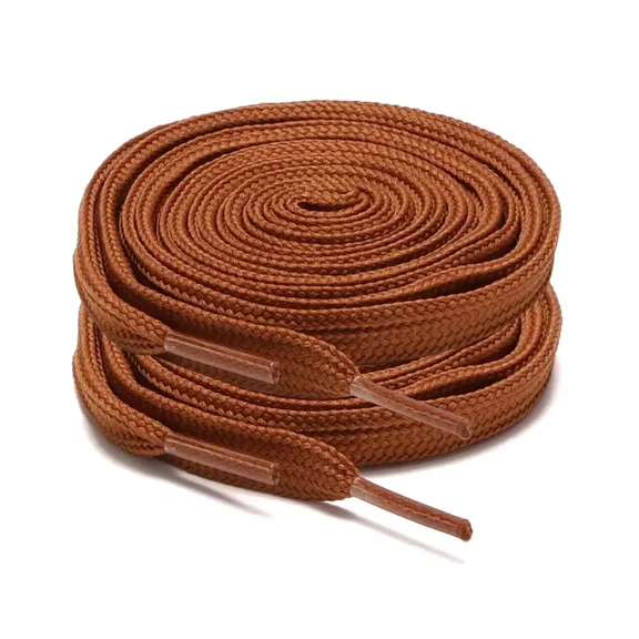 2pair 10mm Wide Double Layer Flat Athletic Shoe Laces Strings for Boots Sneakers