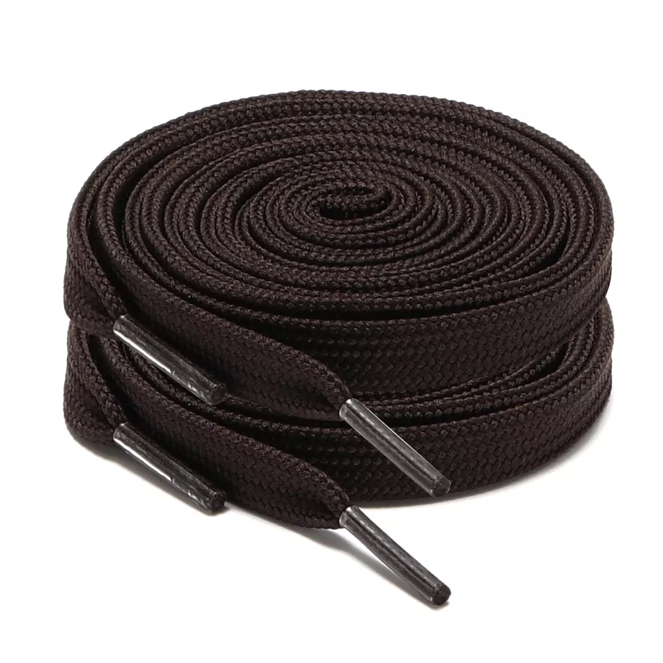 2pair 10mm Wide Double Layer Flat Athletic Shoe Laces Strings for Boots ...