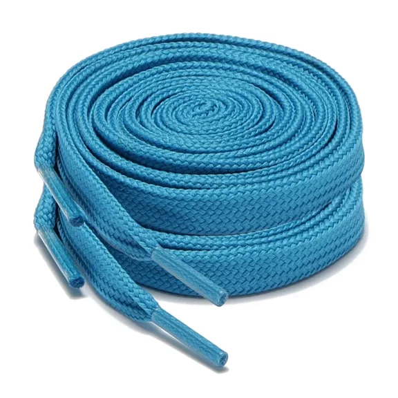 2pair 10mm Wide Double Layer Flat Athletic Shoe Laces Strings for Boots Sneakers
