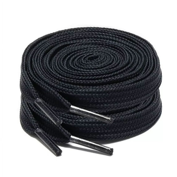 2pair 10mm Wide Double Layer Flat Athletic Shoe Laces Strings for Boots Sneakers