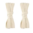 thumbnail image 1 of 2pair Double Layers Flat Shoe Laces Beige for Sneakers Adults Kids 45 54 60 Inch, 1 of 7