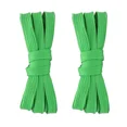 thumbnail image 1 of 2pair Double Layers Flat Shoelaces Strings Grass Green for Sneakers 24-72 Inch, 1 of 7