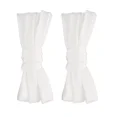 thumbnail image 1 of 2pair Double Layers Flat Shoelaces White for Sneakers Boots 24 36 45 60 63 Inch, 1 of 7