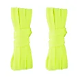 thumbnail image 1 of 2pair Double Layers Flat Shoelaces Yellow Green for Sneakers Adults Kids 24"-72", 1 of 7