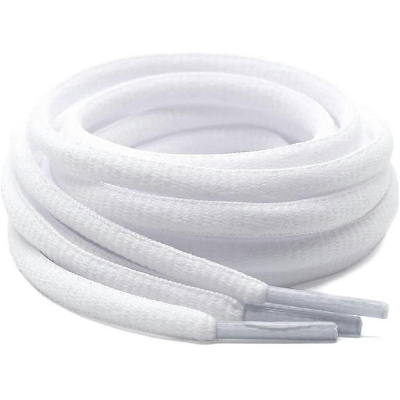 2pair Oval Shoes Laces Half Round Athletic Sport/running Shoe Strings, Red, 80cm