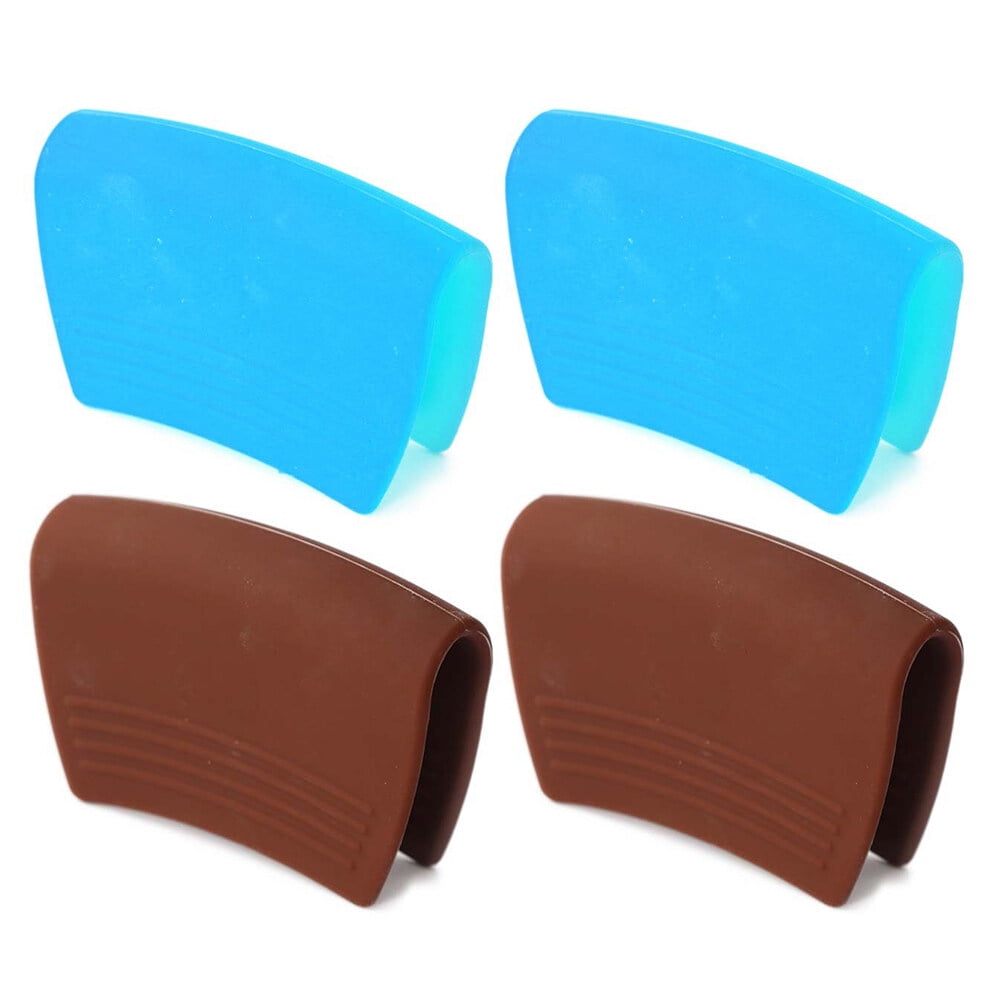 2pairs/4pcs Kitchen Mitts Hand Clips Antiheat Antiscald Silicone Heat