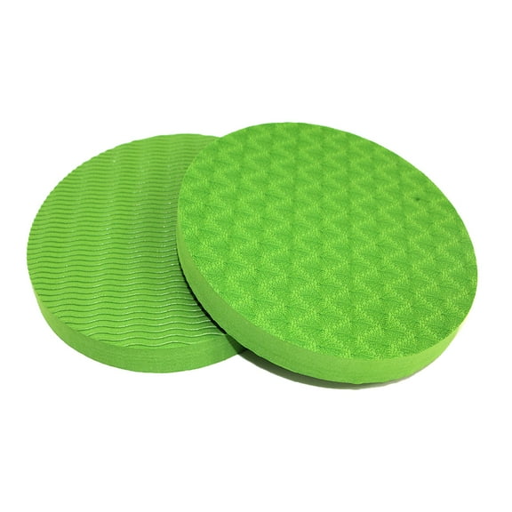 2pc 0.6Inch Thick Round EVA Foam Yoga Knee Pad Cushion Eco TPE Foam Round Knees Elbows Support Pad for Yoga Workout