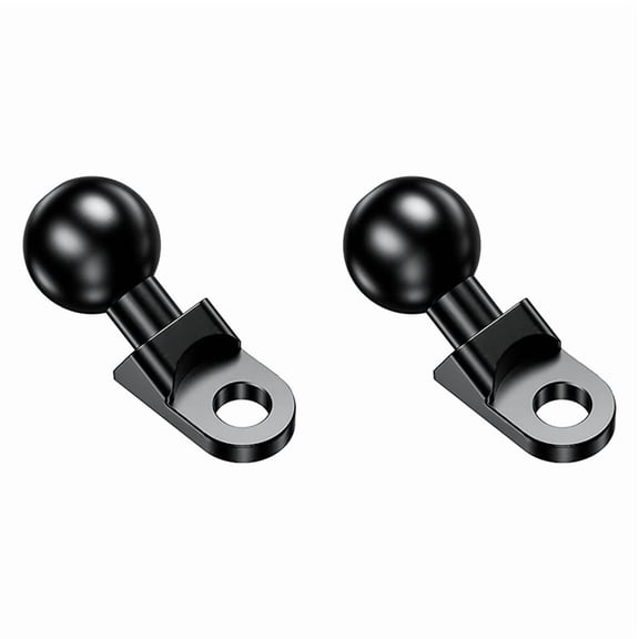 2pc 1 Inch Ball Head Navigation Mounting Bracket Rearview Mirror Base for Ram Bracket/Mobile Phone Bracket,2 x Navigation mounting bracket,Black