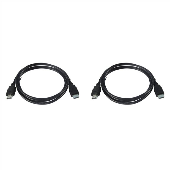 2pc 1 Meters -Compatible Cable 1080P High Definition Multimedia Interface Cord for ,for ,UHD TV,Blu-Ray,Laptop