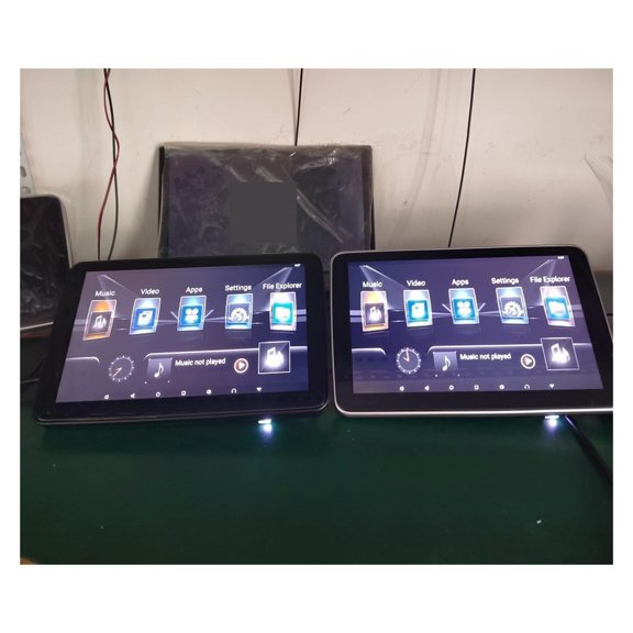 2pc 10.1 Inch External Display 10.1-inch Headrest Display 10.1-inch Rear Display ,Stereo Speakers