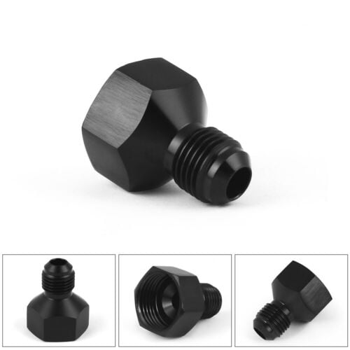 2pc 10AN Female to 6AN Male Flare Reducer Fitting Fuel Cell Bulkhead Adapter