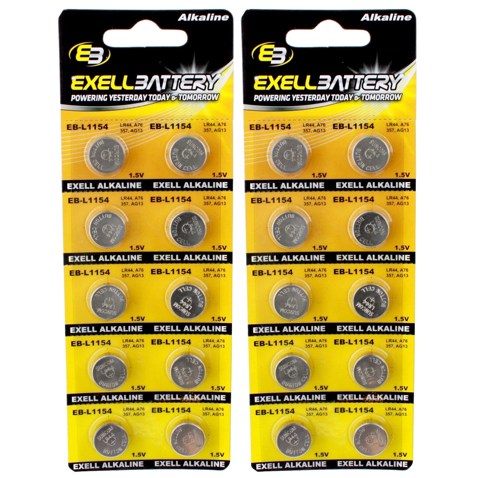 10pk Exell EB-L1131 Alkaline 1.5V Watch Battery Replaces AG10