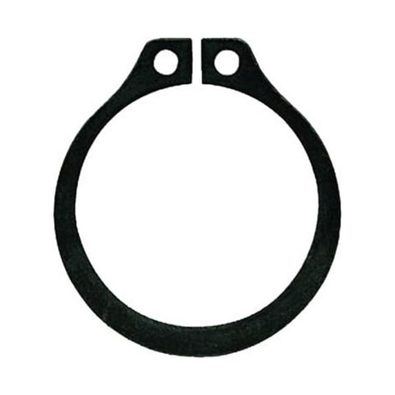 2pc - 15/32" (0.469) SAE External Snap Ring, Black Phosphate, in., inch