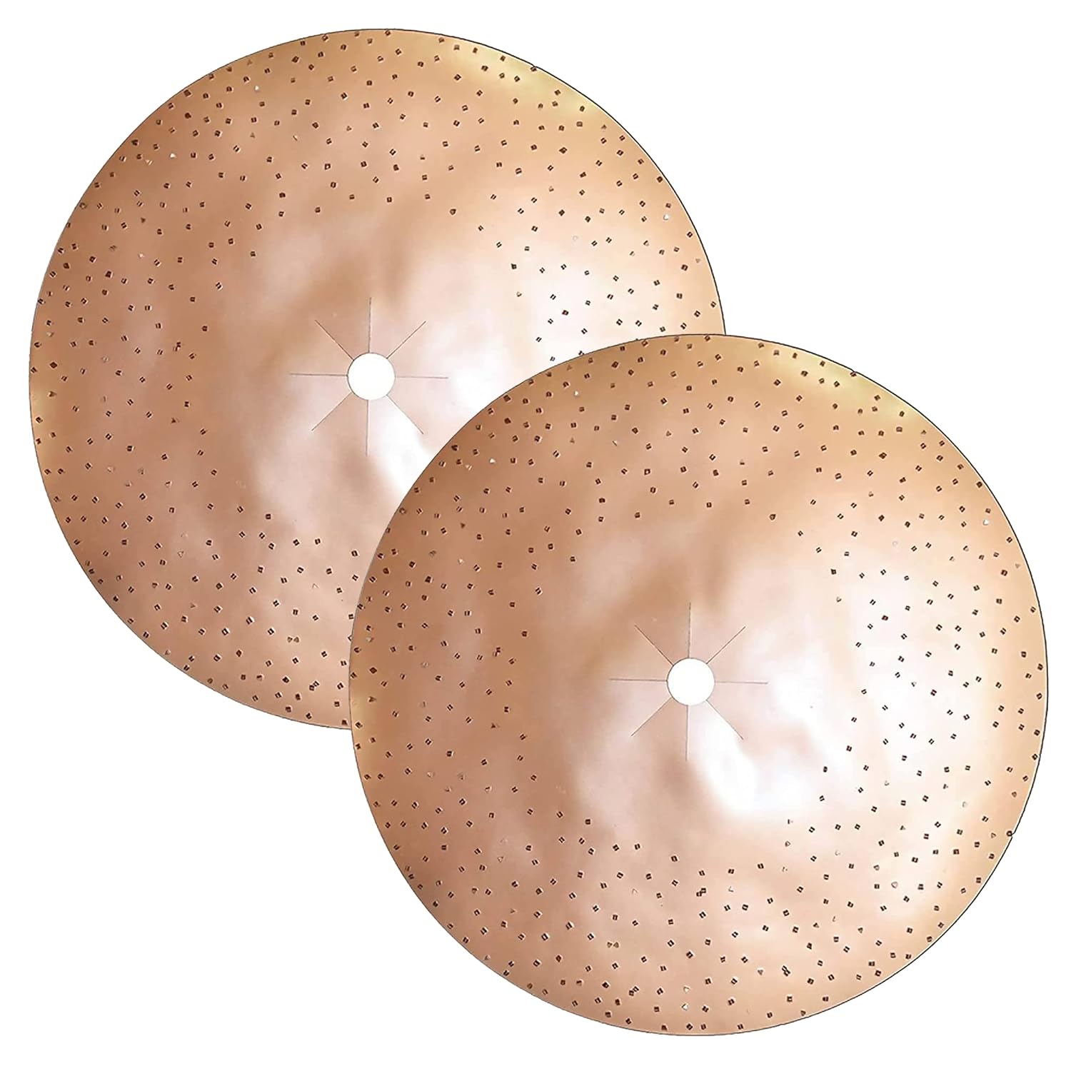  2pc 17" Tungsten Carbide Abrasive Disc, TwoSided Grinding/Polishing