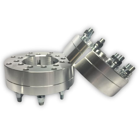2pc 2.5 Inch Wheel Adapters | 6X135 TO 8X170 | 6 LUG TO 8 LUG Hub Centric w/ Lip