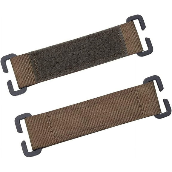 2pc 2 Pcs Hook Loop Tactical Morale Patches Attachment Display Board Dark Olive Green 1 inch Nylon Molle Display Panelk with Plastic Clasp Patches Display Tactical Molle Strips for Badges