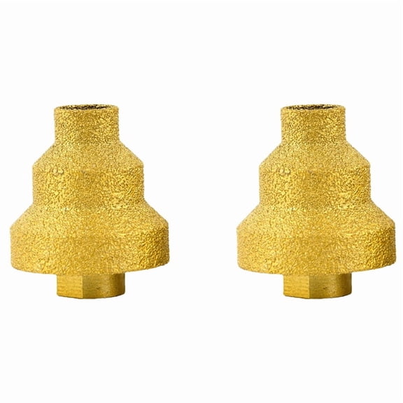 2pc 20-35-50mm Chamfer Drill Bit Angle Grinder Saw M14 Thread for Enlarge Marble Tile Masonry Concrete Porcelain