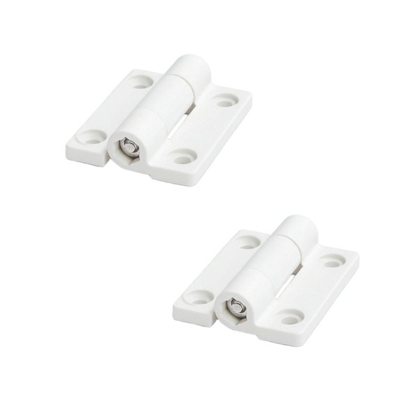 2pc 360 Degree Adjustable Torque Nylon Hinge For Furniture Hardware Cabinet Doors Free= Stop Positioning Plastic Hinges 2026 New