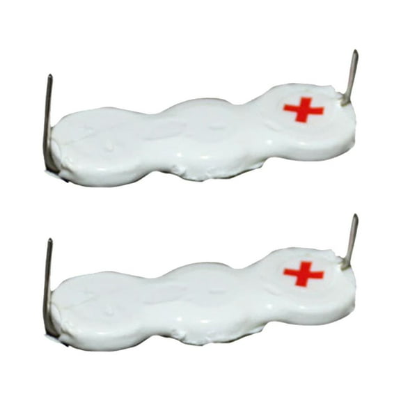 2pc 3V 15mAh NiMH PLC CPU Backup Battery Compatible with