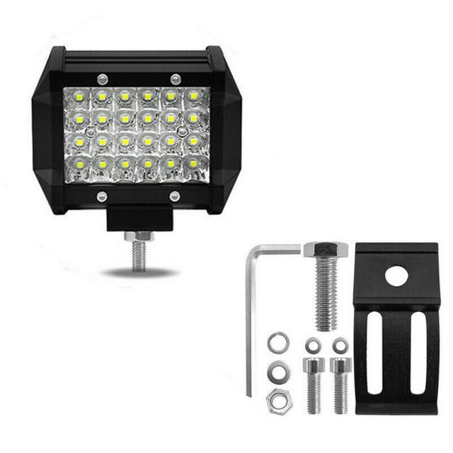 2pc 4 Inch 4 Row 200W Car Work Light Offroad Driving Spotlight Fog