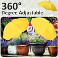 thumbnail image 1 of 2pc-40Ã23.6 Inch Umbrellas for Outdoor Garden Umbrella Shade for Potted , Garden Bed Flower Pot Provide Shade to âDefend Blazing Sun(Yellow), 1 of 9
