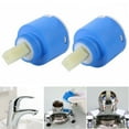2pc 40mm Shower Lever Tap Mixer Ceramic Cartridge Bath Basin Repair
