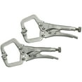 thumbnail image 1 of 2pc 5" / 125mm Mini Locking Adjustable C Clamp Fastener Welding Mole Grips, 1 of 3