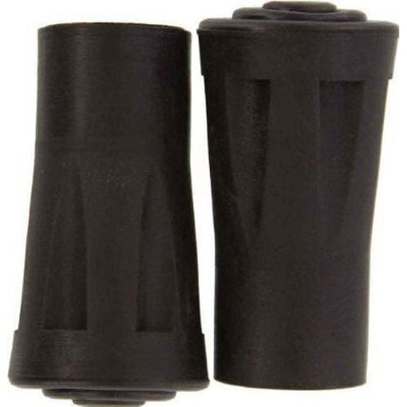 2pc 5/8" Reinforced Rubber Replacement Tip Cap Hiking Walking Stick Cane Walker
