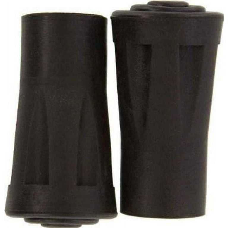 Cascade Mountain Tech Trekking Poles Rubber Trekking Pole Tips - 6-Pack Replacement Caps For Hiking/Walking Sticks Cane Tips