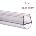 thumbnail image 1 of 2pc 50cm replacement seal shower shower door seal 6/8/10/12/15mm water deflector, 1 of 5