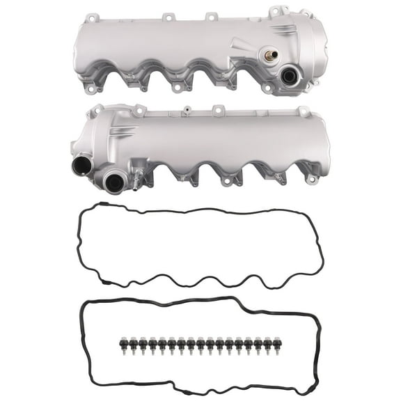 2pc Aluminum Valve Cover Set for Lincoln Navigator V8 5.4L 2005-2014 9L1Z6582C