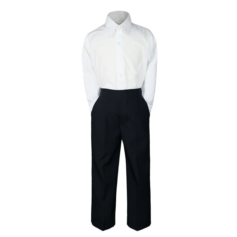 4t black clearance dress shirt