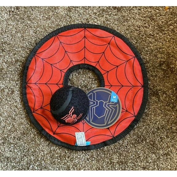 2pc Bark Box Dog Puppy Toy Marvel Spiderman Spider Fetcher  Ball Medium Barkbox
