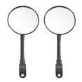 thumbnail image 1 of 2pc Bike Mirror Round MTB Road Handlebar Bicycle Rear Glass Cycling View EFast Y4K8, 1 of 2