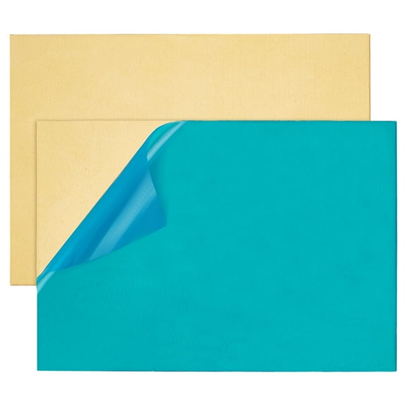 2pc Brass Sheets Metal Sheet Rectangle Golden 100x150x1.5mm