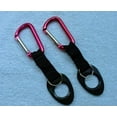 thumbnail image 1 of 2pc Carabiner Water Bottle Holder Buckle Clip Hook Keychain Camping Outdoor Gear, 1 of 1