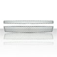 thumbnail image 1 of 2pc Chrome ABS Mesh Grille Insert for 2007-2014 Chevy Suburban LS, LT, 1 of 2