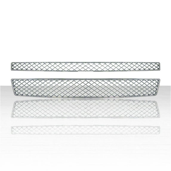 2pc Chrome ABS Mesh Grille Insert for 2007-2014 Chevy Suburban LS, LT