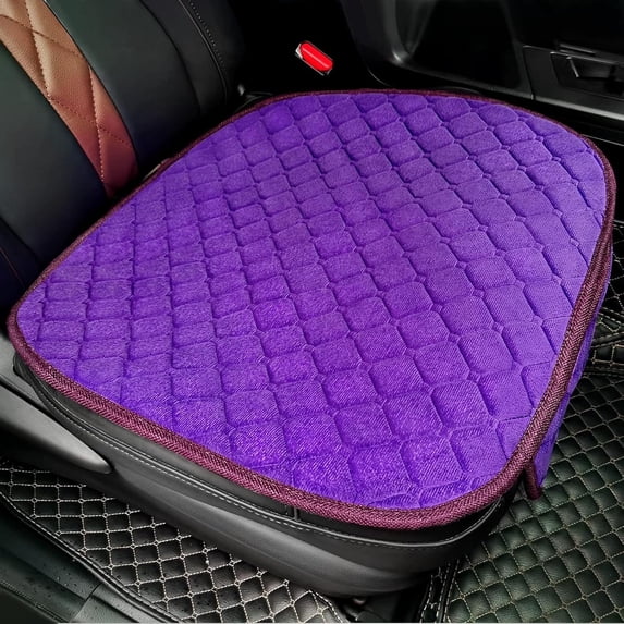 2pc Comfortable Car Seat Covers Universal Front Seat Covers for Car Accessories with Storage Pockets, Padded Car Interior Covers for Automotive, SUV, Truck, and Van(Khaki)