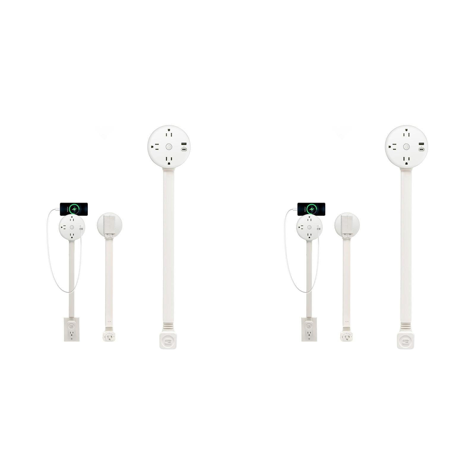 (2pc)Electrical Outlet Extender, Access Hard-to-Reach Outlets,Features ...