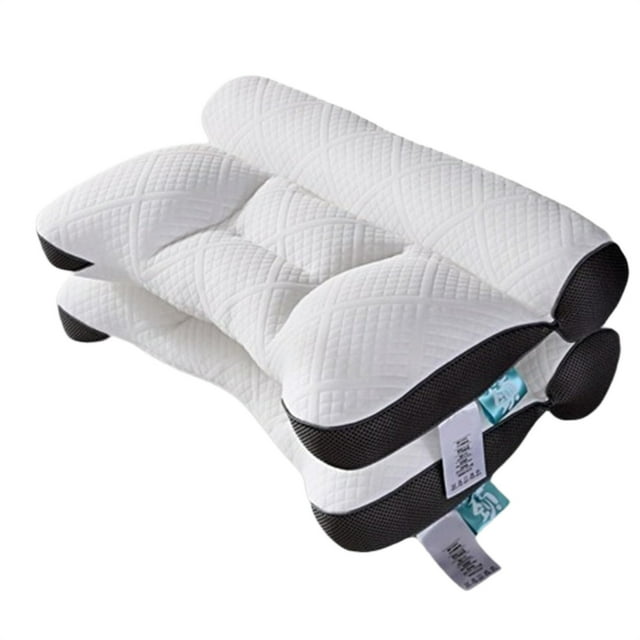 2pc Ergonomic Pillow Support Comfortable Pillow Sleep Enhancing Support